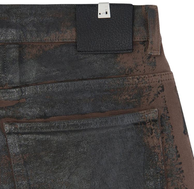 1017 ALYX 9SM Treated 6 Pocket Jean Dark Brown