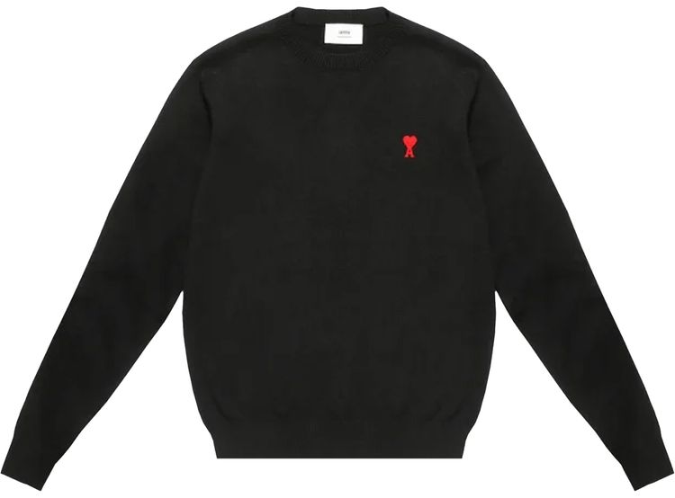 Ami Crewneck Sweater Black