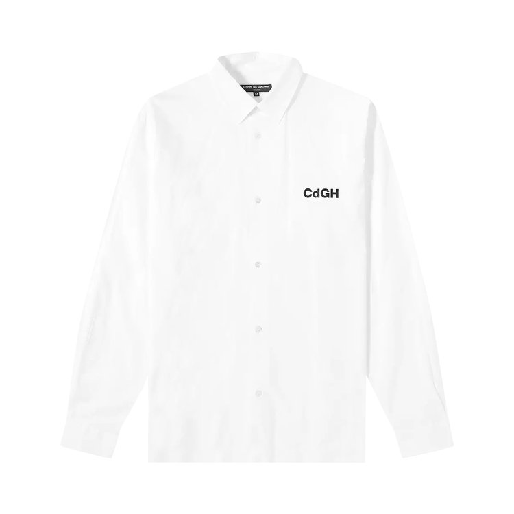 Comme des Garçons Homme Plus Letter Printed Shirt 'White'