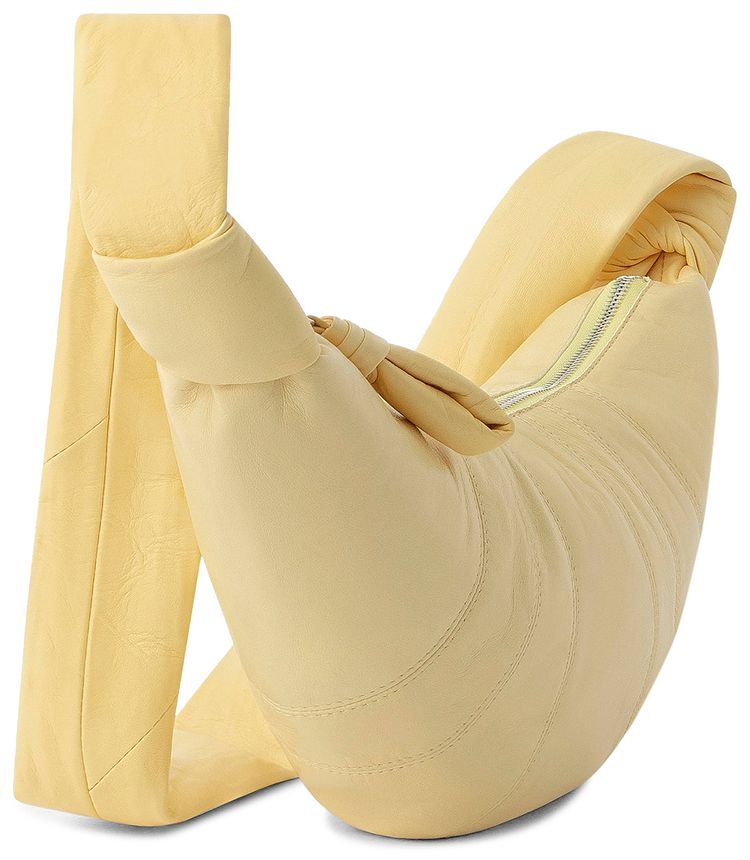 Lemaire Small Croissant Bag Custard