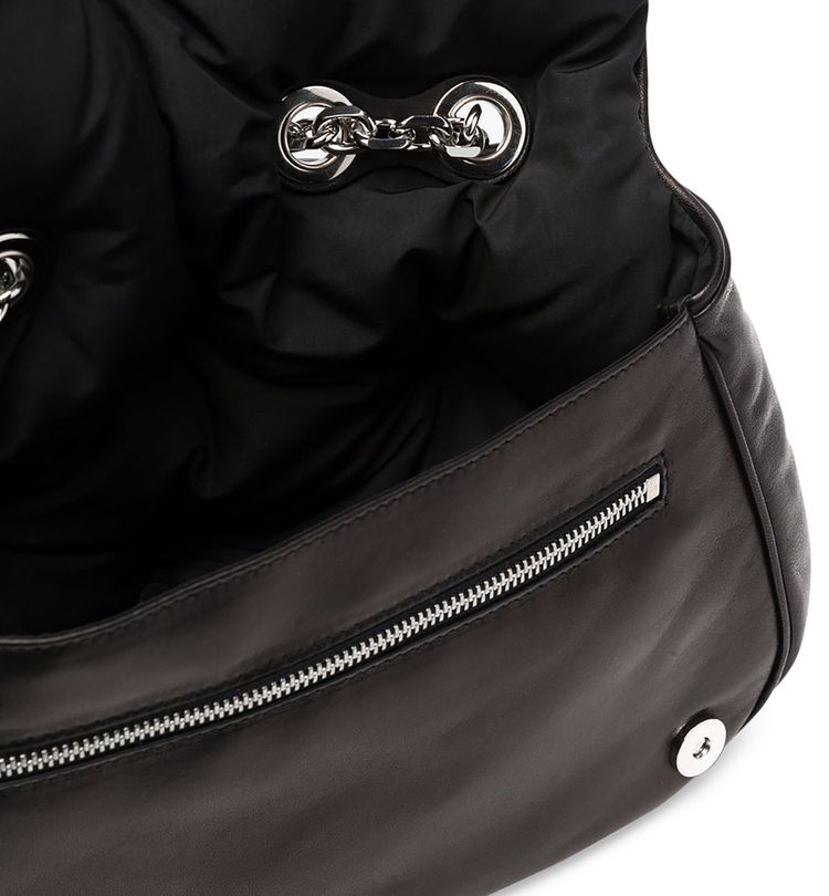 Maison Margiela Glam Slam Flap Shoulder Bag Black