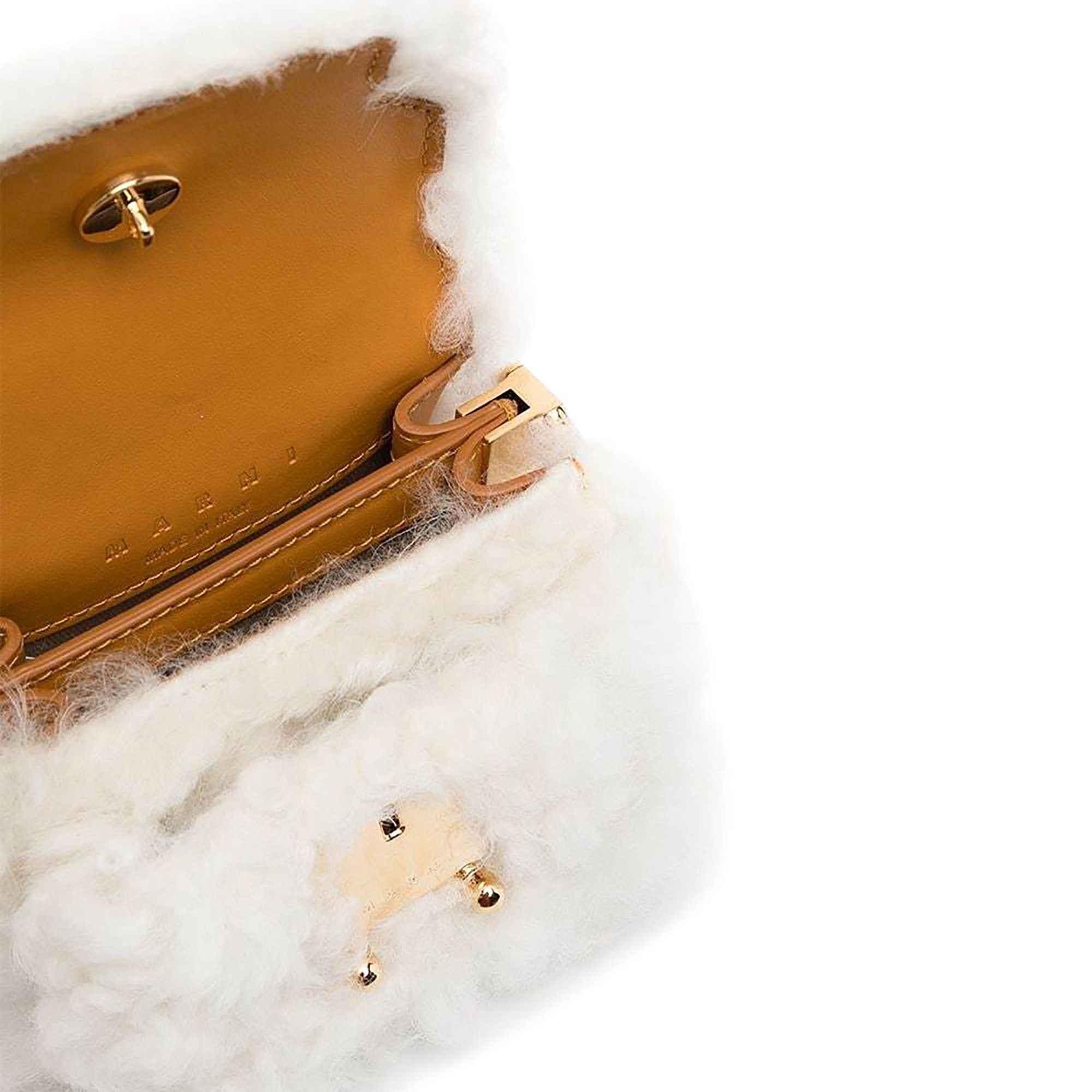 Buy Marni Trunk Nano With Chain 'White' - SBMP0085Q0 LM071