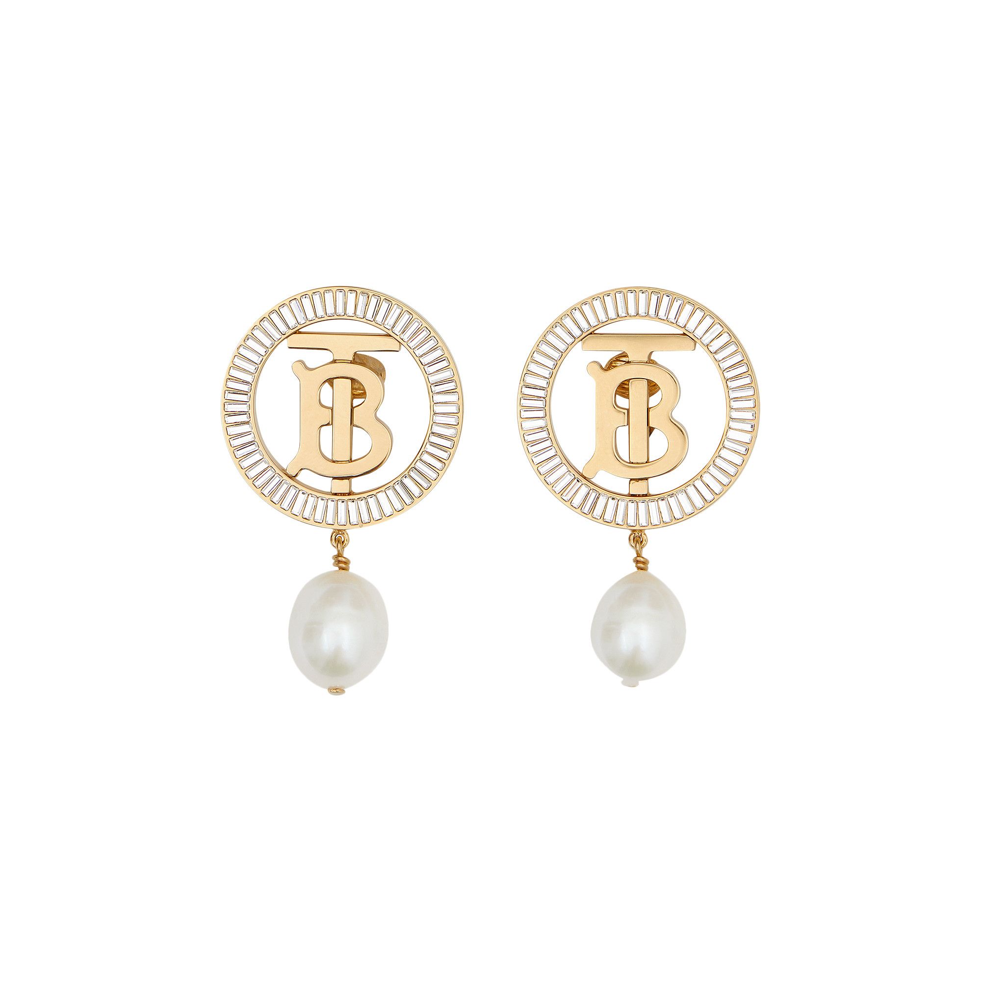 Burberry pearl deals earrings