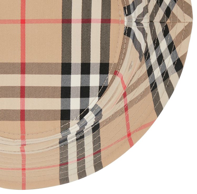 Burberry Vintage Check Bucket Hat Archive Beige