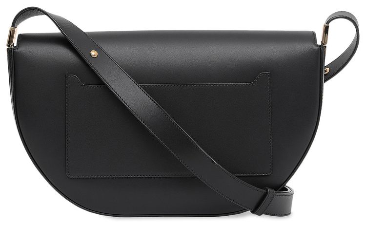 Burberry Medium Leather Olympia Bag Black