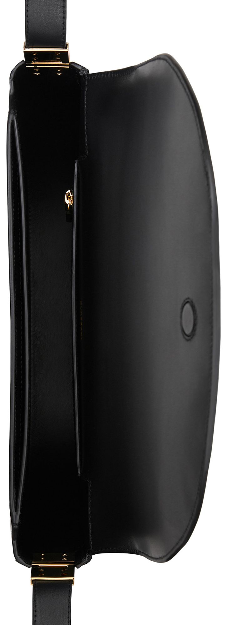 Burberry Medium Leather Olympia Bag Black