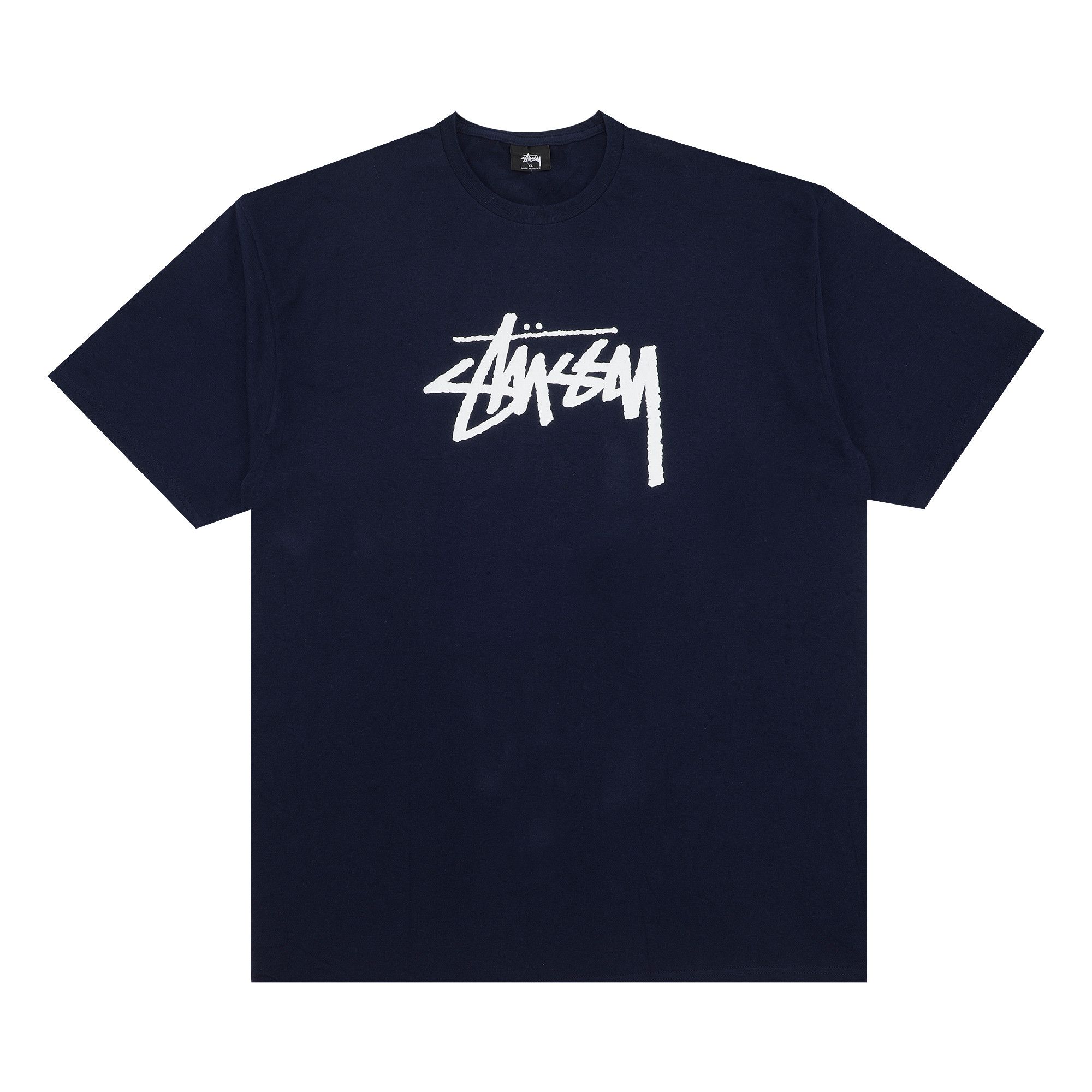 Buy Stussy Stock Tee 'Navy' - 1903738 NAVY | GOAT