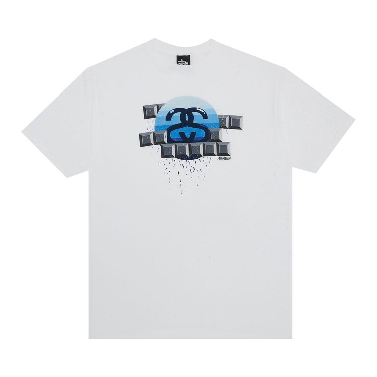 Stussy Mignanelli Logo Tee White