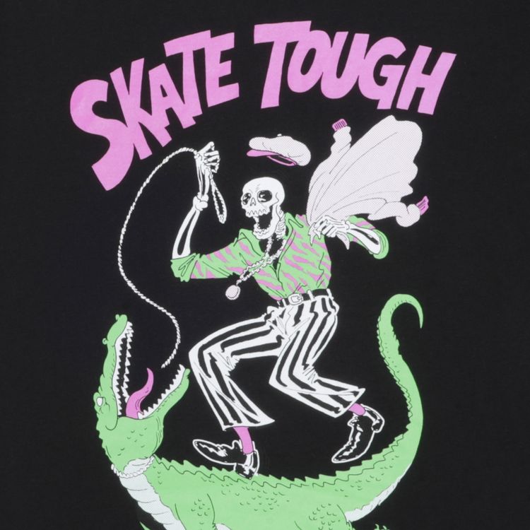 Stussy Skate Skeleton Tee Black