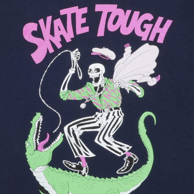 Stussy Skate Skeleton Tee Navy