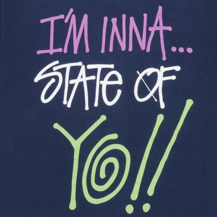 Stussy State Of Yo Tee Navy