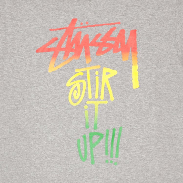 Stussy Stir It Up Tee Grey Heather