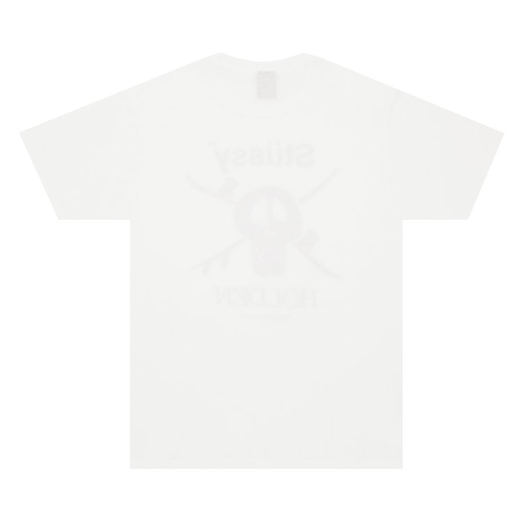 Stussy Camo Snow Skull Tee White