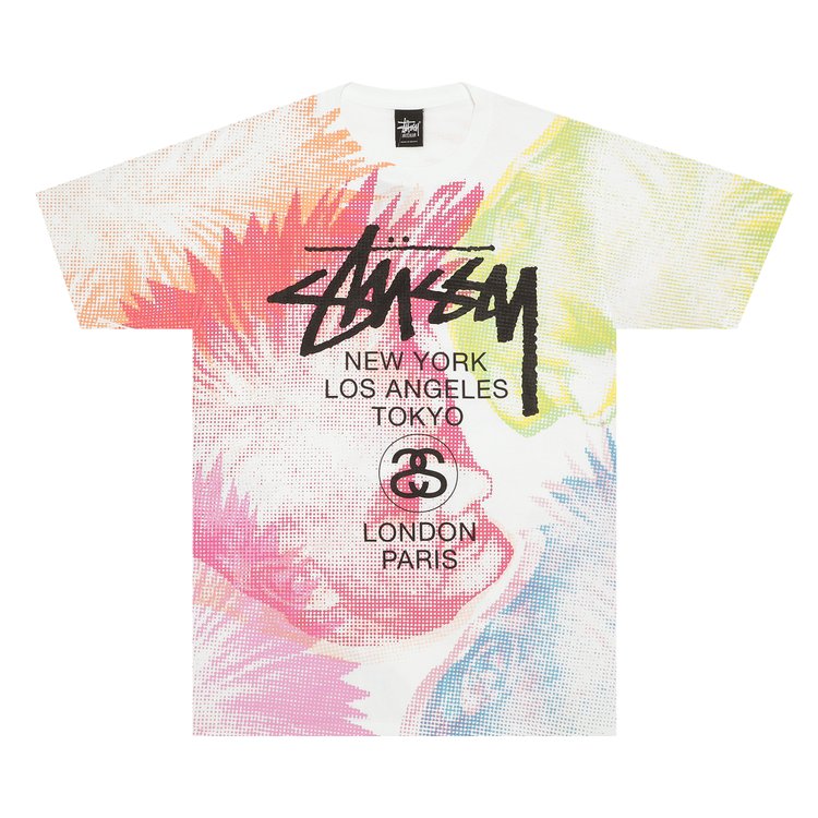 Stussy Punk Heads Tee White