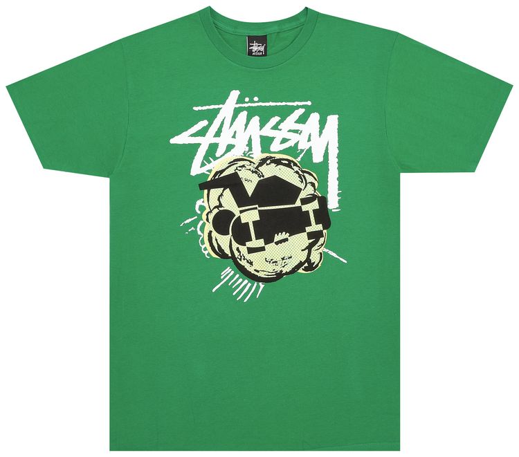 Stussy Pop Skateman Tee Green