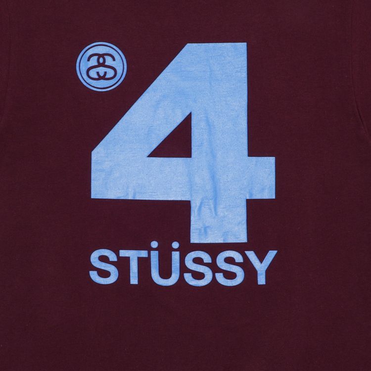 Stussy 4 Stussy Tee Eggplant