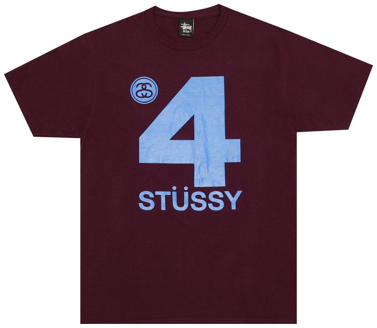Stussy 4 Stussy Tee Eggplant