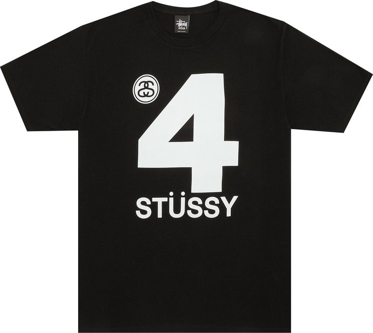 Stussy 4 Stussy Tee 'Black'