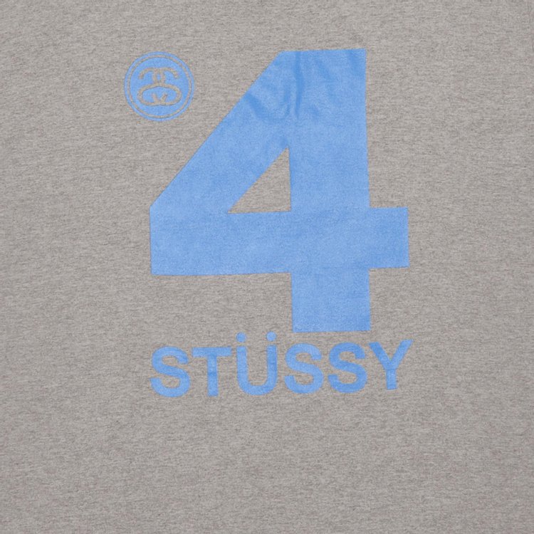 Stussy 4 Stussy Tee Grey