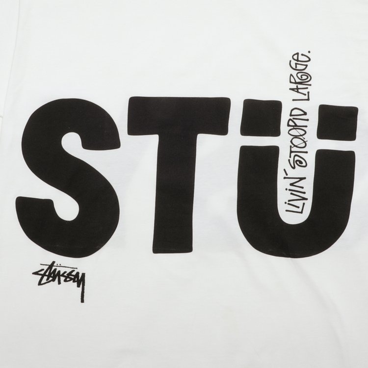 Stussy Big Stussy Tee White