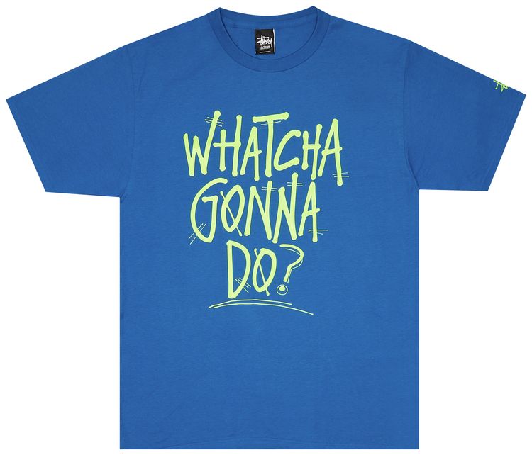Stussy Watcha Gonna Do Tee Blue