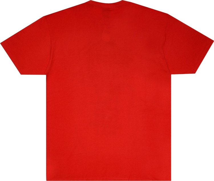 Stussy World Tour Paint Tee Bright Red