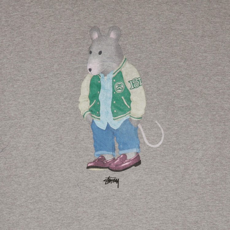 Stussy Prep Rat Tee Grey