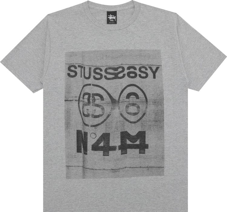Stussy No.4 Blur Tee 'Grey'
