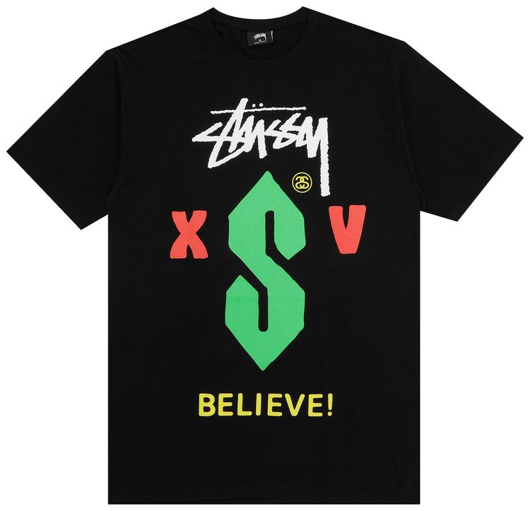 Stussy Believe Tee Black