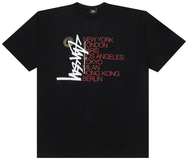Stussy Buana Stack Tee Black
