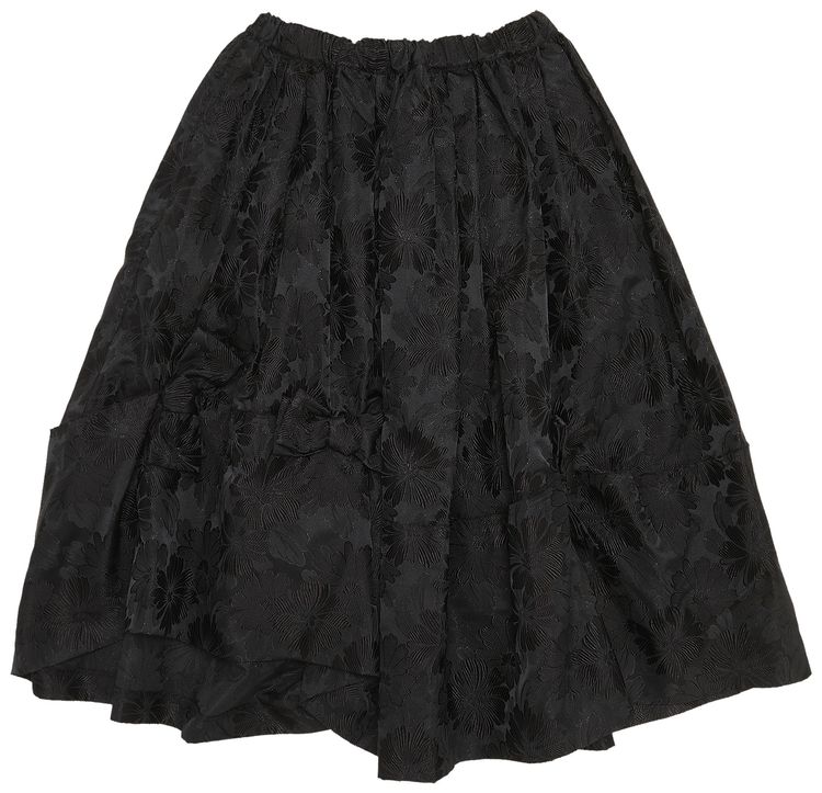 Comme des Garcons Jacquard Skirt Black