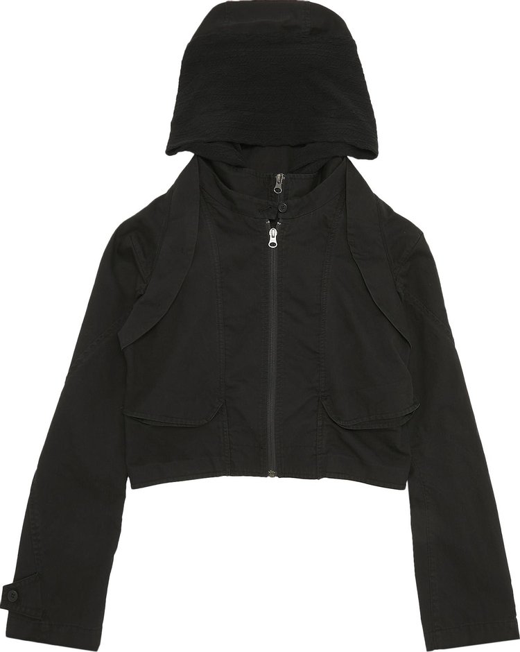 Hyein Seo Cropped Muffler Jacket 'Black'