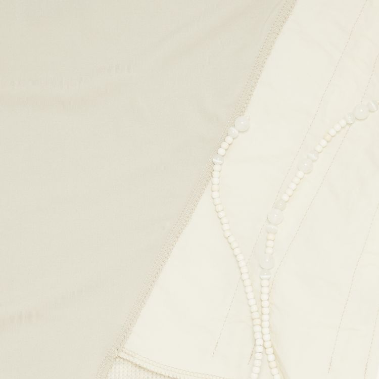 Hyein Seo Twisted Long Sleeve Top Cream