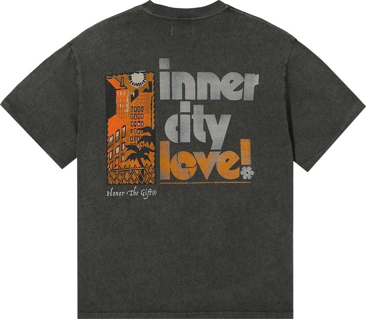 Honor The Gift Inner City Love Short Sleeve Tee Black