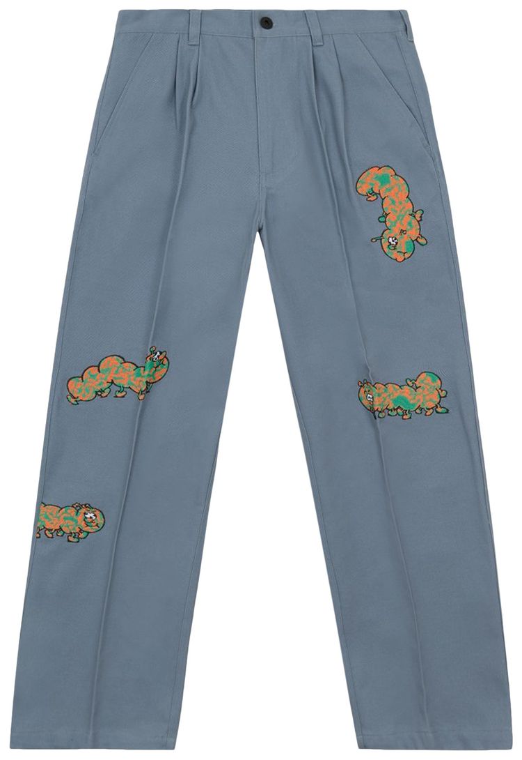 Brain Dead Worms Wide Leg Trouser Teal
