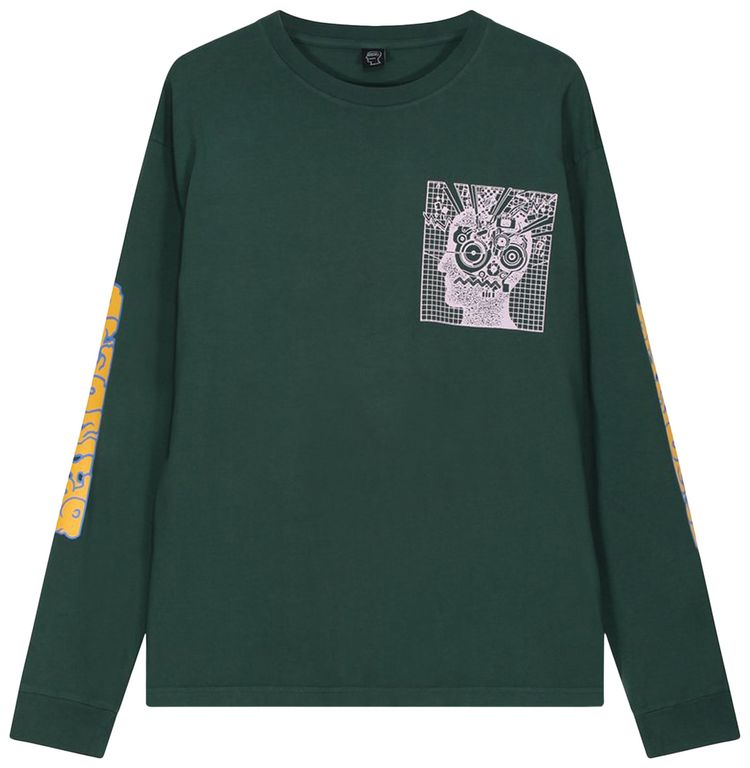 Brain Dead Dna Long Sleeve Shirt Forest Green