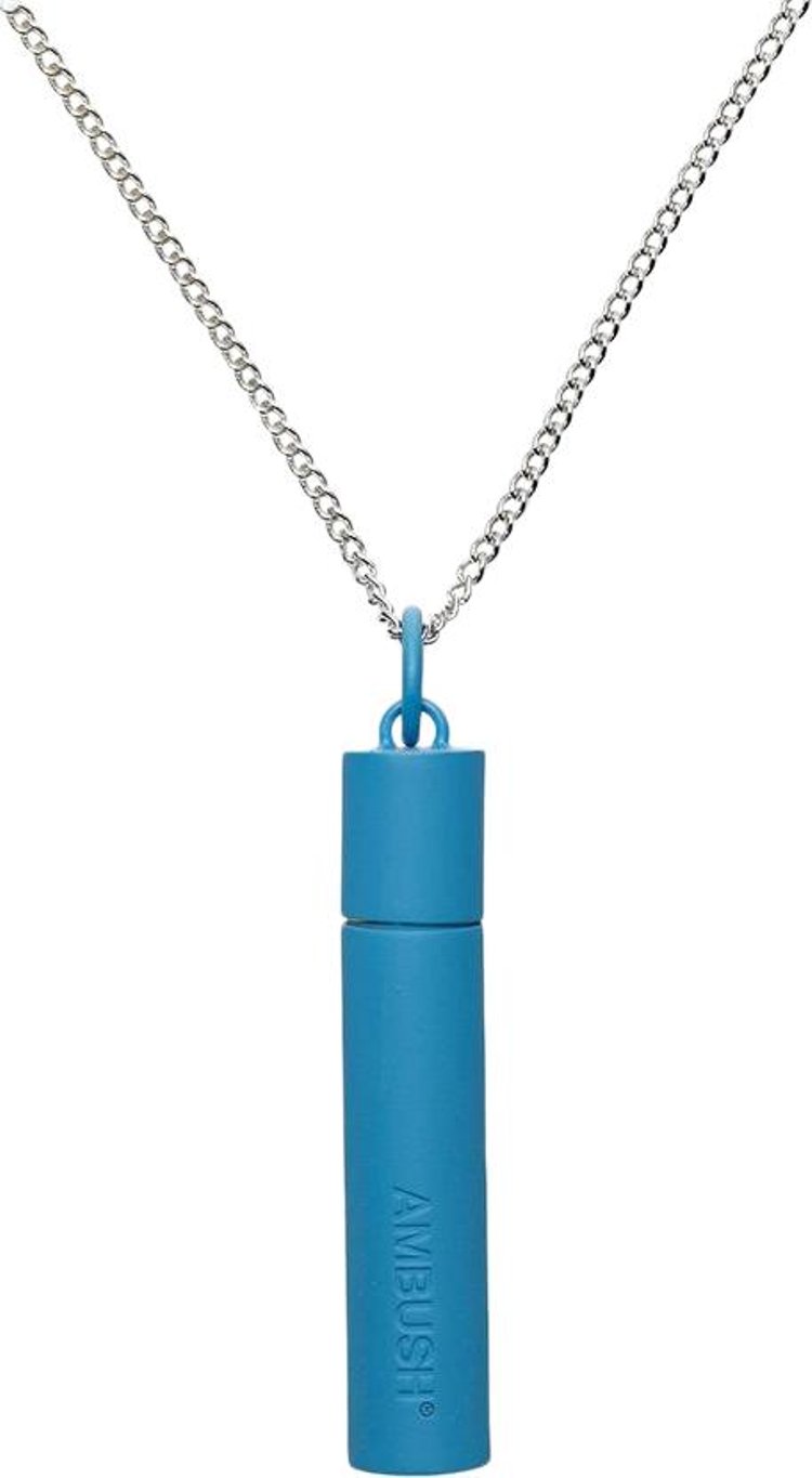 Ambush Pill Case Necklace BlueSilver