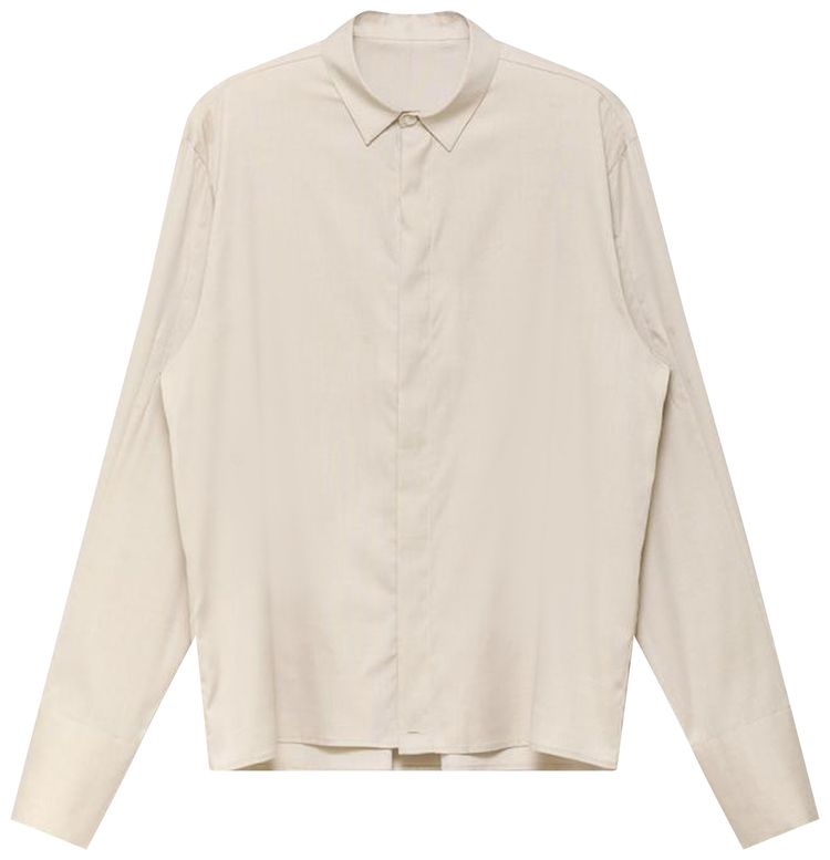 Ader Error Asymmetric Shirt Beige