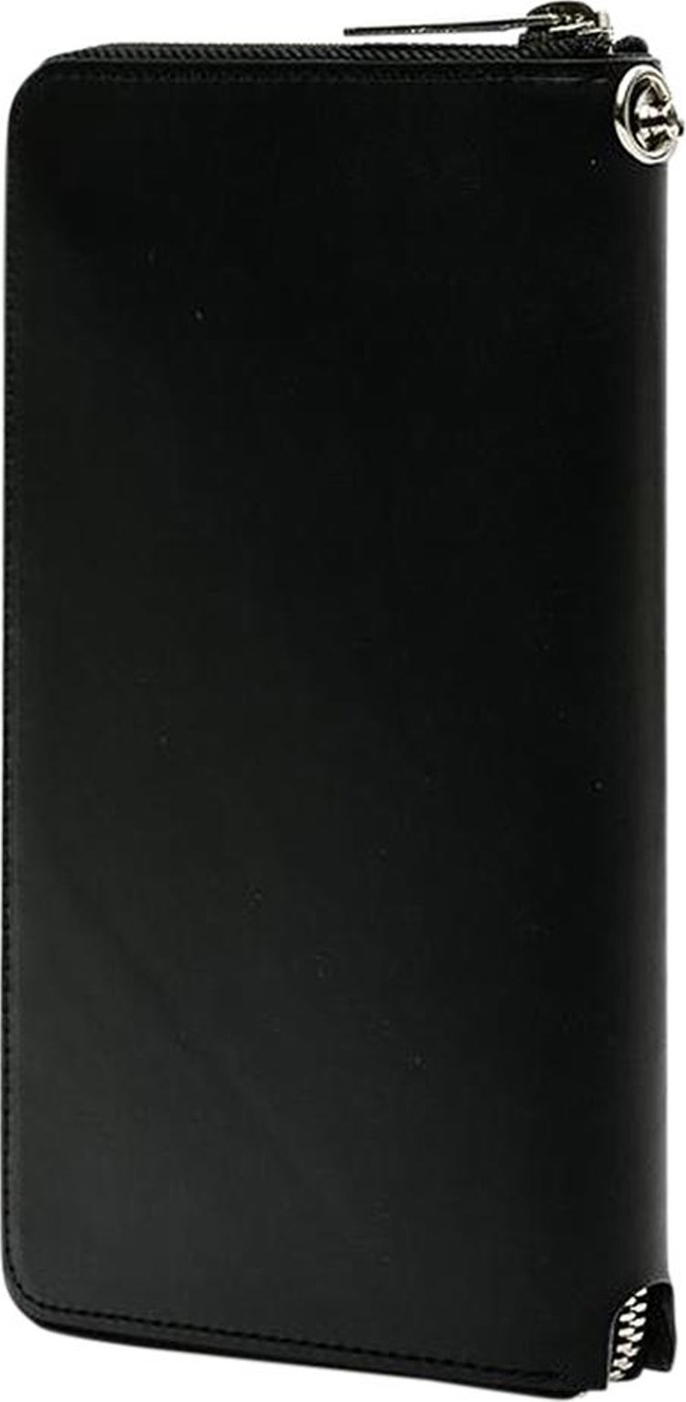 Yohji Yamamoto Leather Long Wallet Black