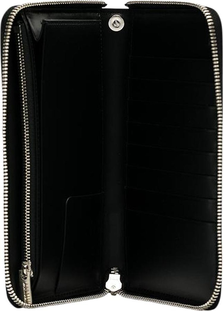 Yohji Yamamoto Leather Long Wallet Black