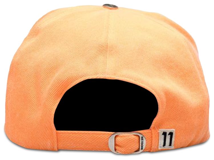 We11done Logo Trucker Cap Neon Orange