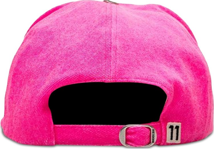 We11done Logo Trucker Cap Neon Pink