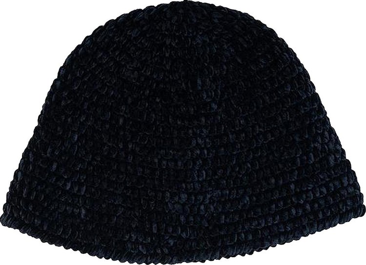 We11done Hand Crochet Bell Hat Navy