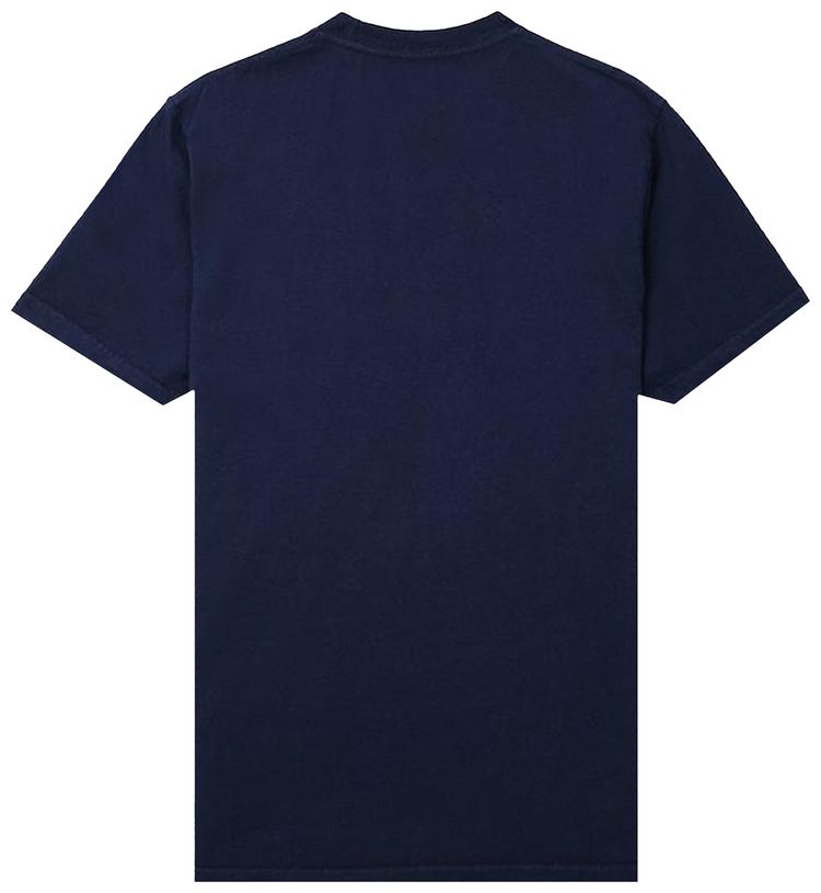 Sporty  Rich Stars Health Crew T Shirt NavyWhite