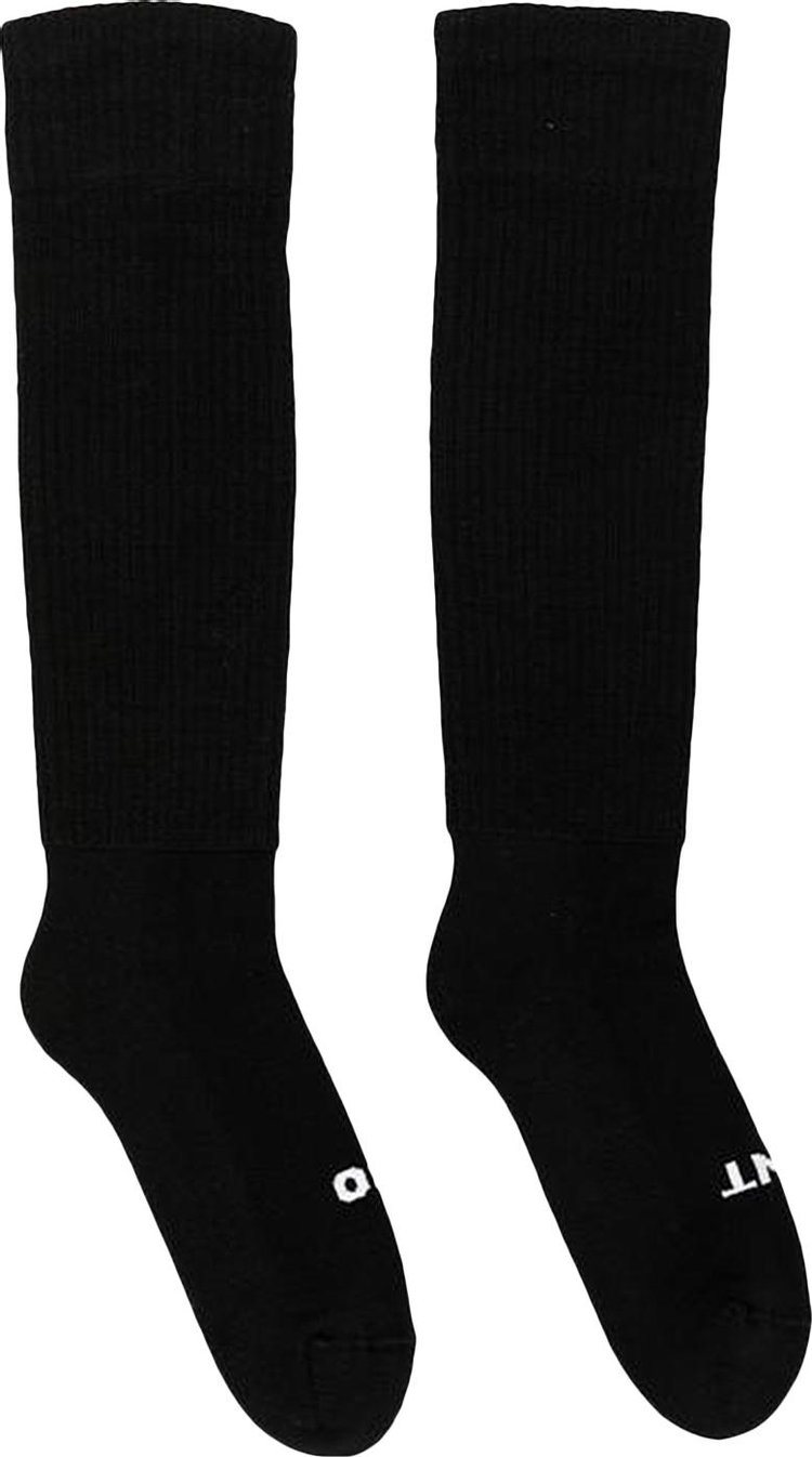 Rick Owens Knee High Socks 'Black'