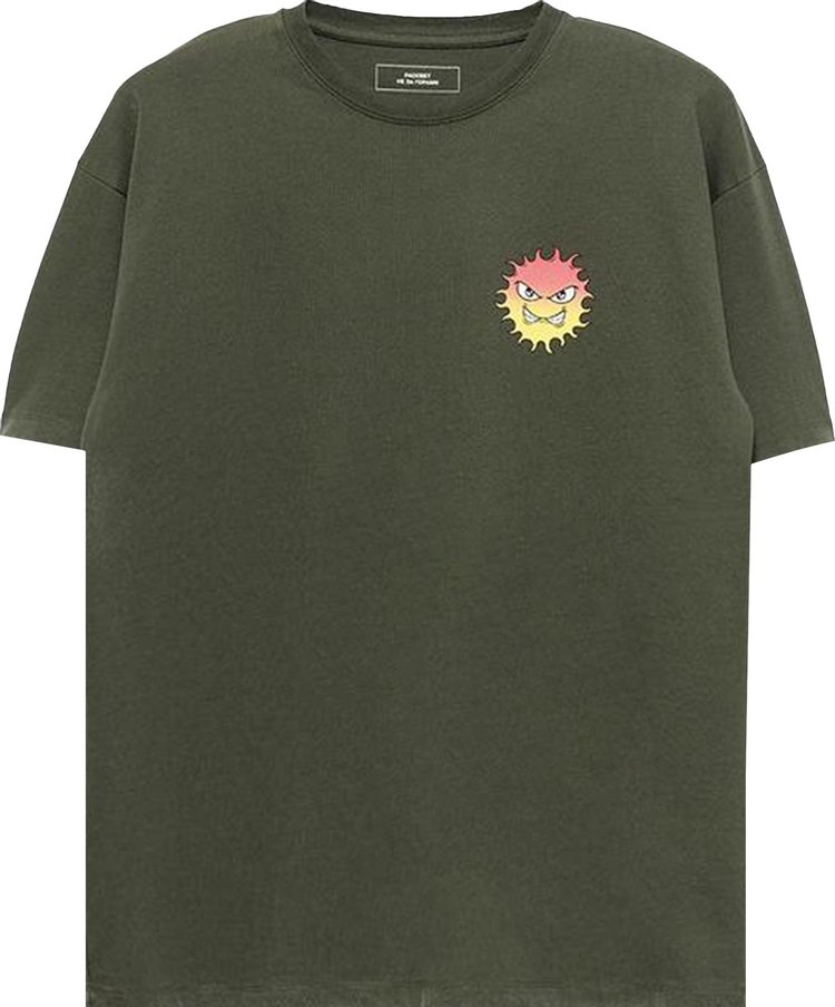 Rassvet Dark Graphic Print T-Shirt 'Dark Green'
