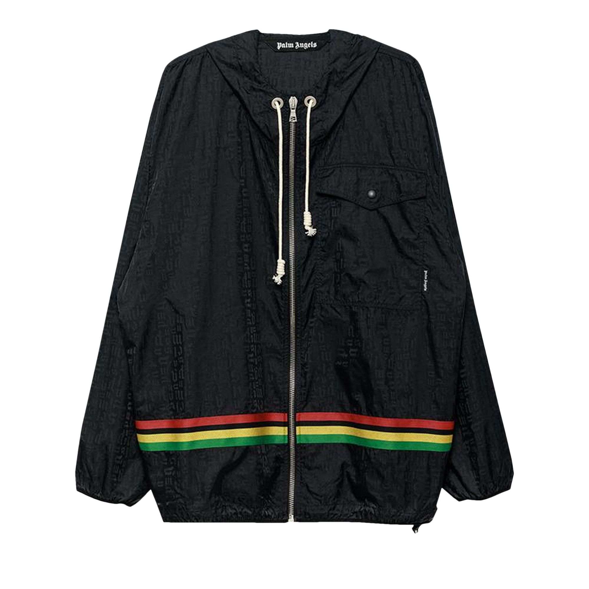 Palm angels hotsell monogram windbreaker