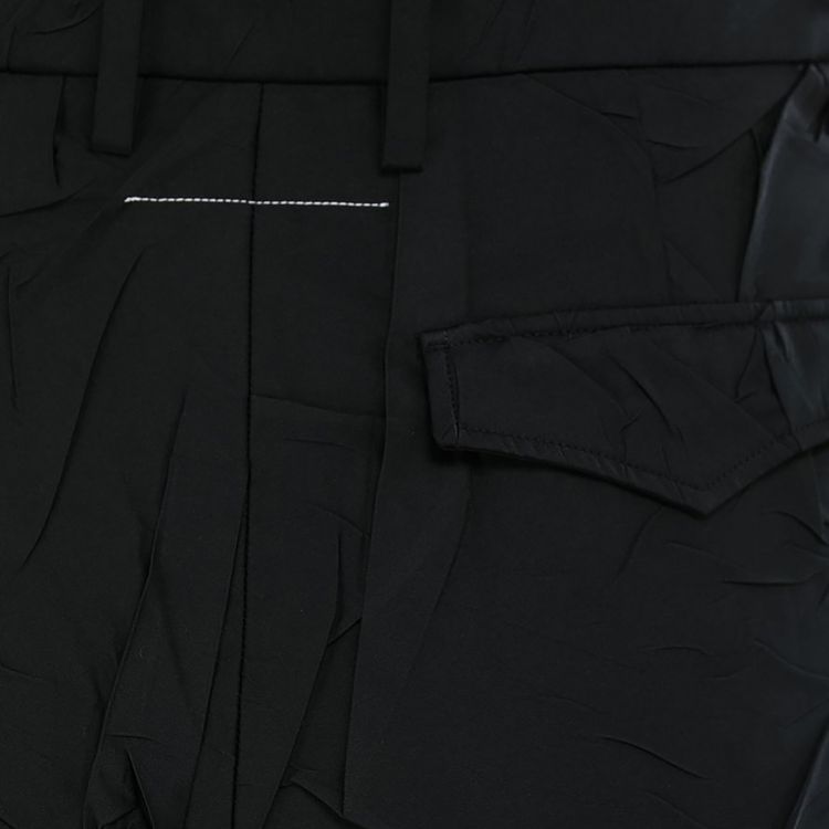 MM6 Maison Margiela Pleat Pants Black