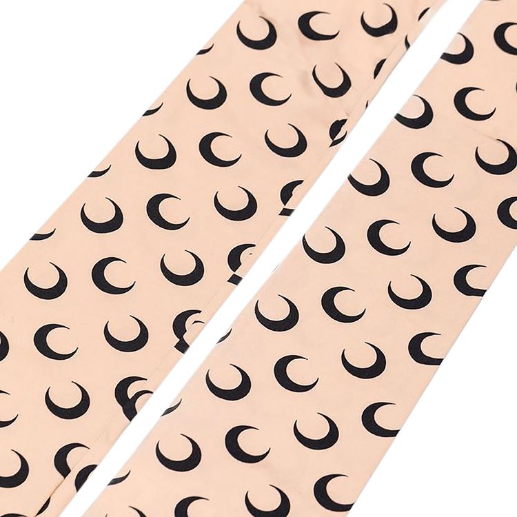 Marine Serre Moon Long Gloves Tan