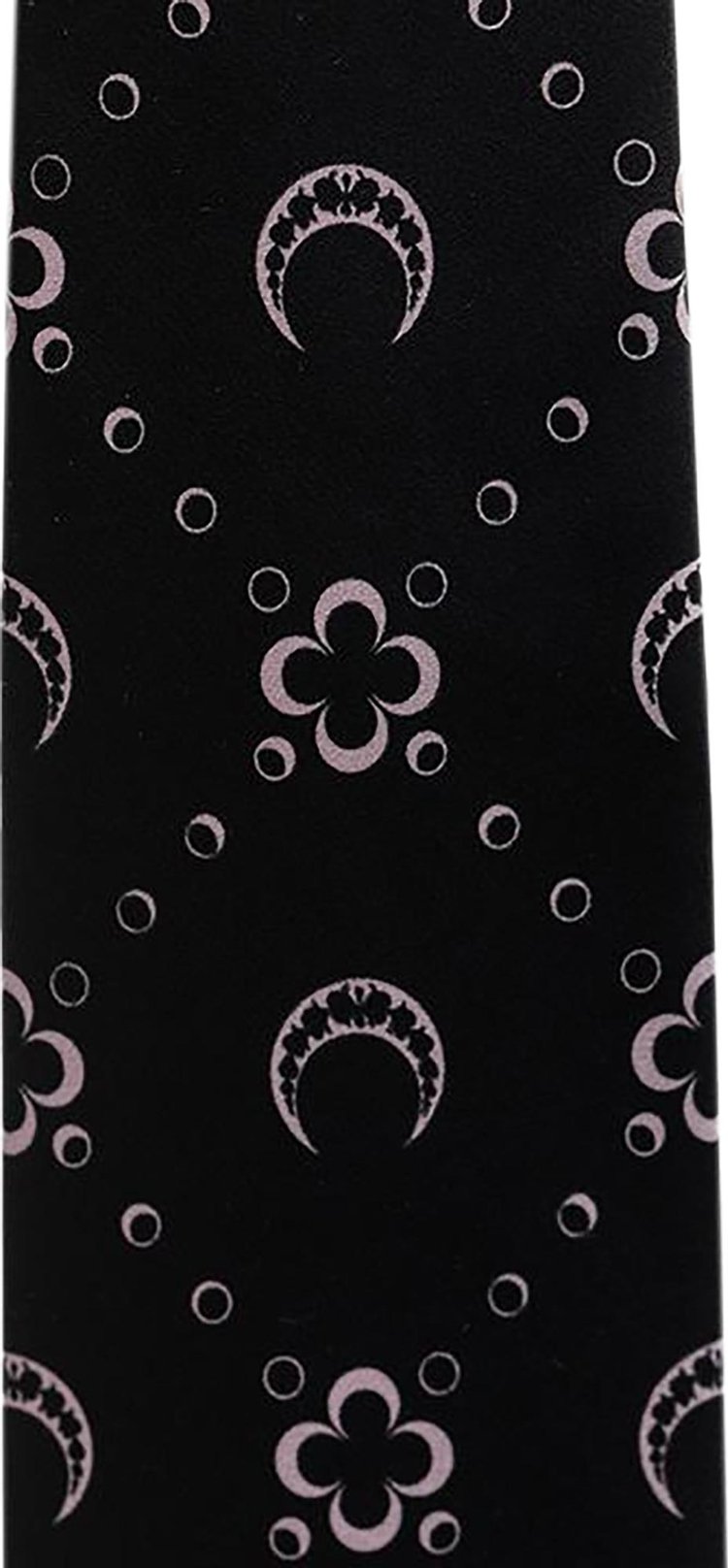 Marine Serre Monogram Tie BlackLilac